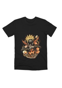 T-Shirt Threadless - Power Of Ramen (Noir)